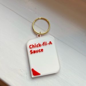 Chick fil a CFA sauce keychain bag charm